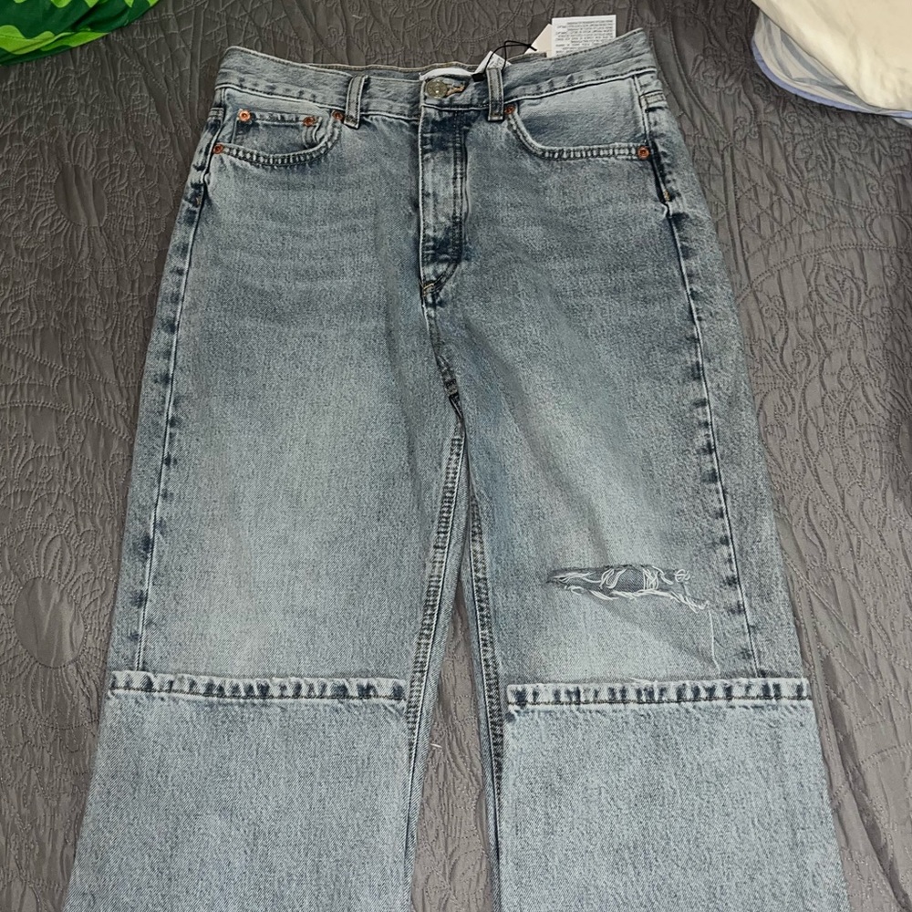 Zara HiRise Straight Jeans